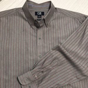 Men’s Large Cutter & Buck Wrinkle Free Button Down